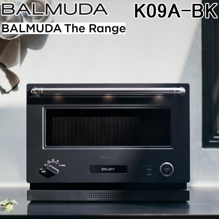 BALMUDA The Range バルミューダ K09A-BK オーブンレンジ ブラック 20L