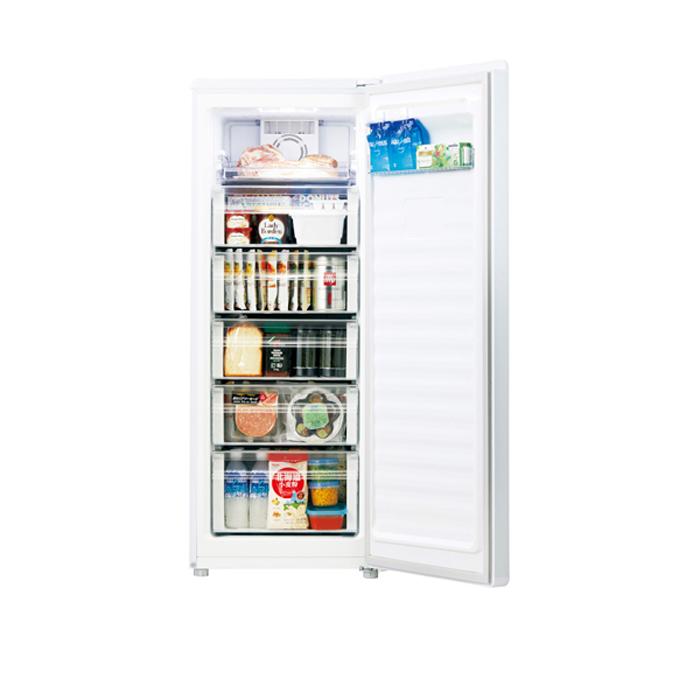 Haier（ハイアール） JF-NUF153D-W 前開き式冷凍庫 153L ホワイト