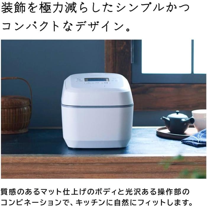 ふっくら御膳 日立 RZ-V100FM-K IHジャー炊飯器 5.5合 圧力＆スチーム