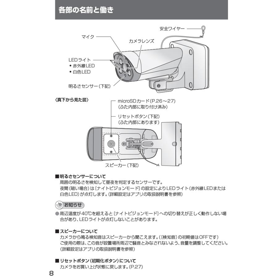 Panasonic（パナソニック） VL-CA10X 屋外レコーディングカメラ おうち