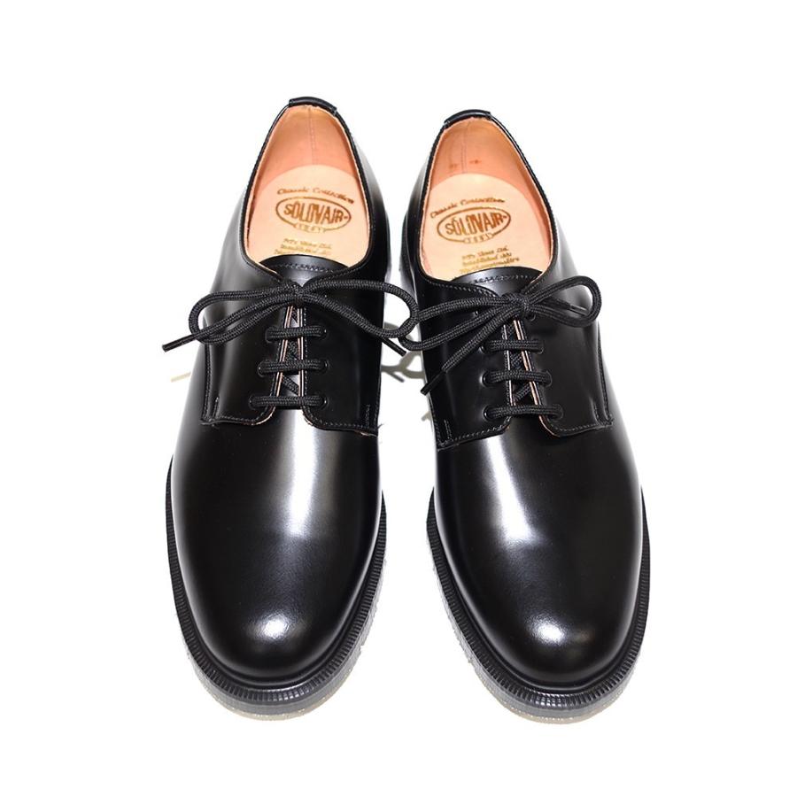 SOLOVAIR（ソロヴェアー） ソロベアー プレーントゥシューズ ブラック