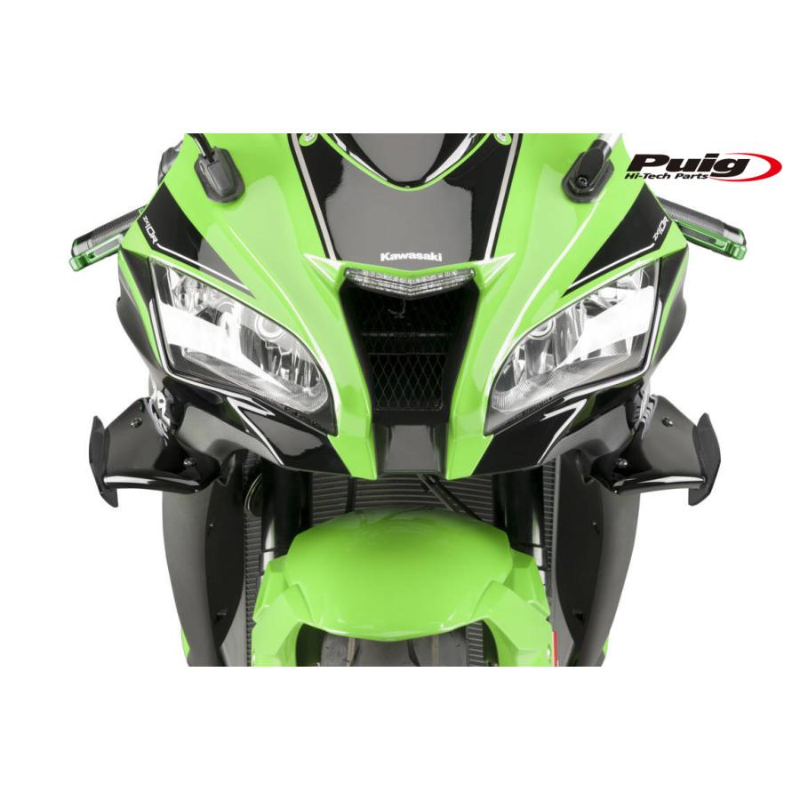 Puig（プーチ） Puig 9882N SIDE SPOILER WINGLET [BLACK] Kawasaki ZX