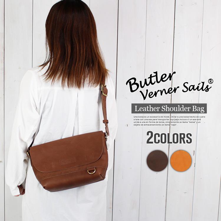 栃木レザー ショルダーバッグ 日本製 牛革 本ヌメ革 メッセンジャー