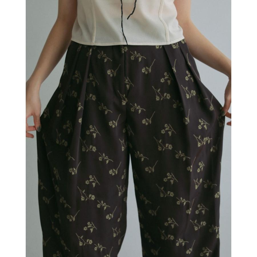 anuke（アンヌーク） Flower Jacquard Pants 即納 SALE : RAPTURE