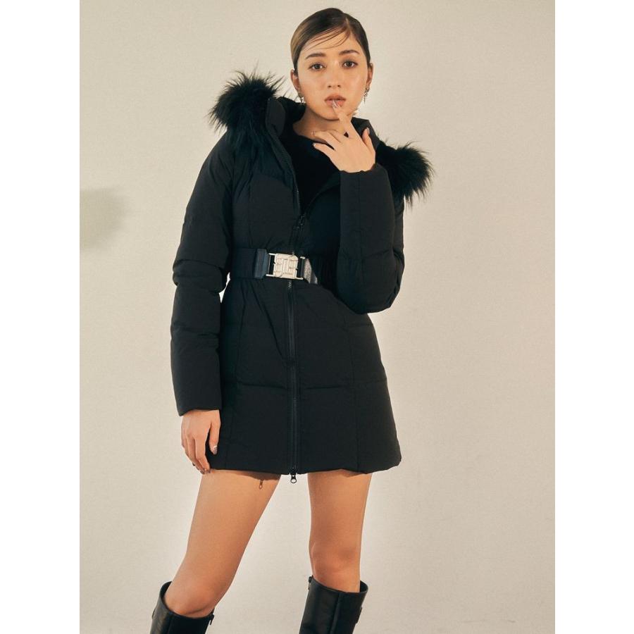 GYDA（ジェイダ） 期間限定SALE GYGYベルト付きロングダウンコート
