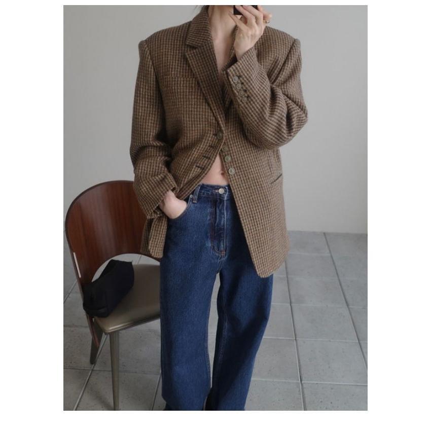 TODAYFUL 2025winter トゥデイフル アウター Wool100% Check Jacket