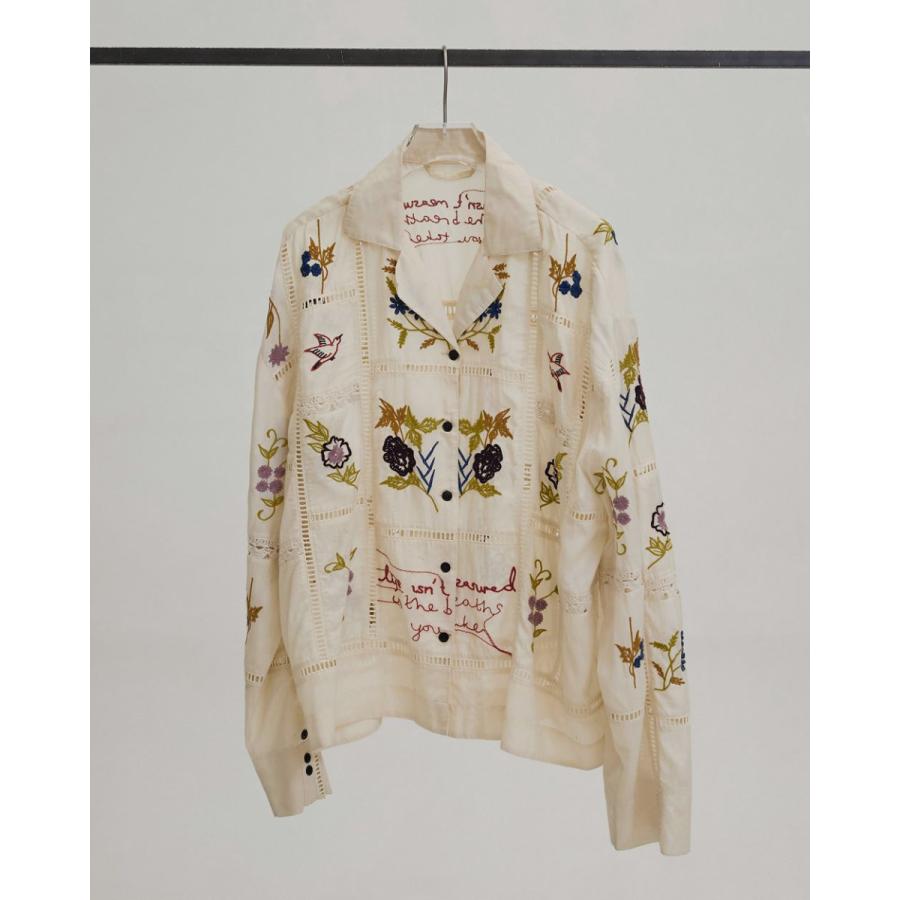 TODAYFUL トゥデイフル Embroidery Patchwork Shirts 予約商品