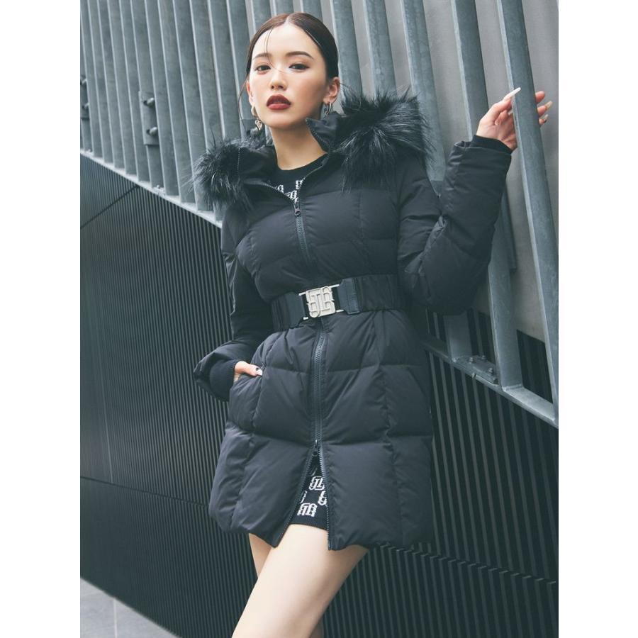 GYDA（ジェイダ） 期間限定SALE GYGYベルト付きロングダウンコート