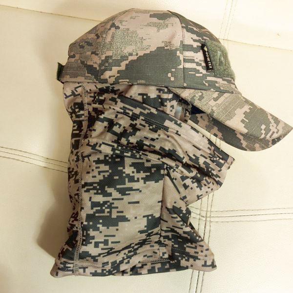 PALACE（パレス） ゴアテックス カモフラ キャップ ネックガード付き