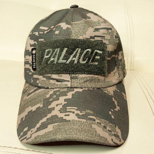 PALACE（パレス） ゴアテックス カモフラ キャップ ネックガード付き