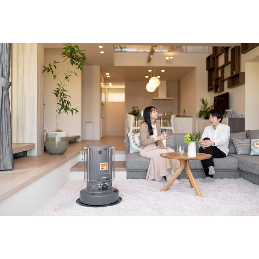 トヨトミ】 対流形 石油ストーブ KS-67H(H) グレー 日本製