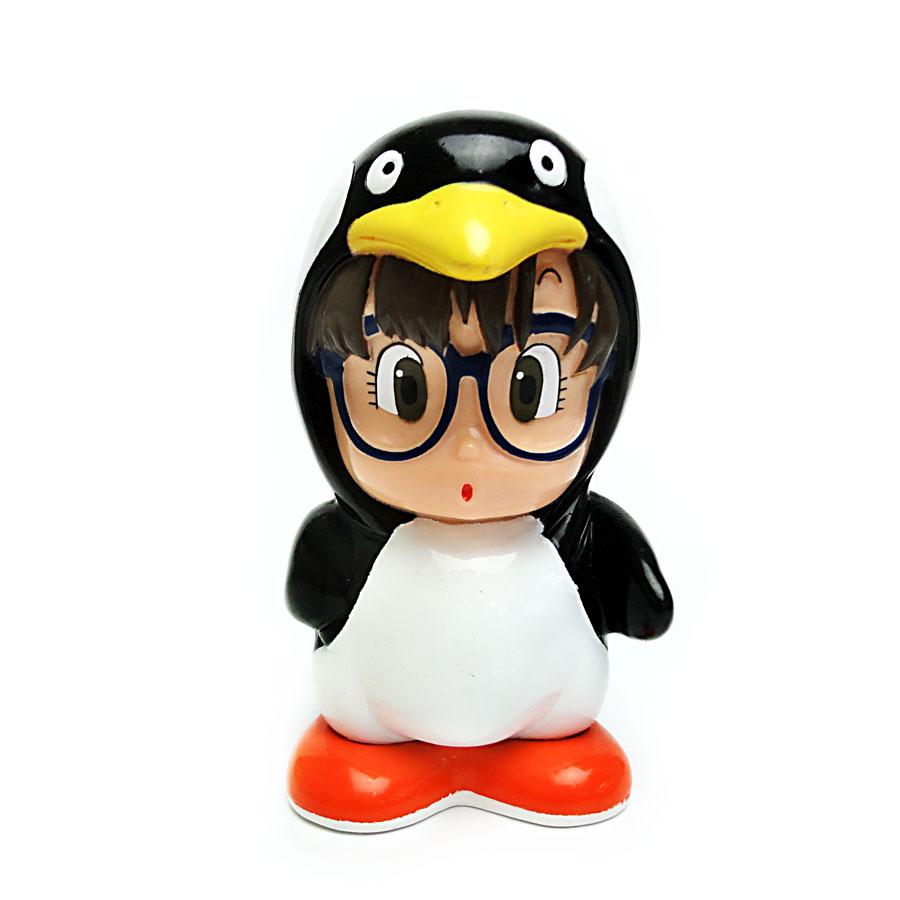 Dr.スランプ アラレちゃん ペンギンかぶりものアラレちゃん ソフビ貯金