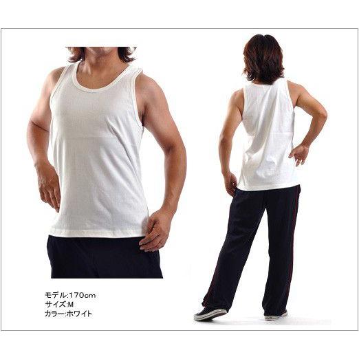 タンクトップ 無地 クロスステッチ 6.2オンス メンズ クールビズ