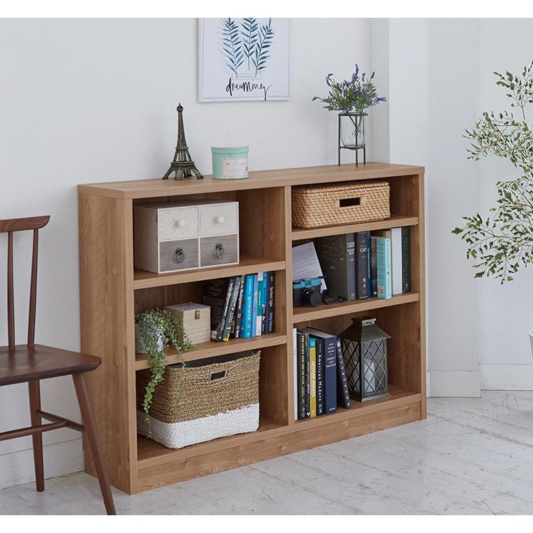 本棚 大容量 日本製 幅118 奥行30 高さ90cm 稼働棚 3cmピッチ調整 耐