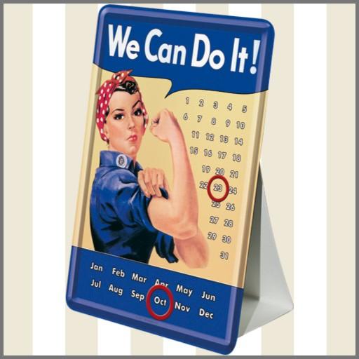 アメリカン レトロ アメリカ 雑貨 卓上 カレンダー 万年 アメリカン