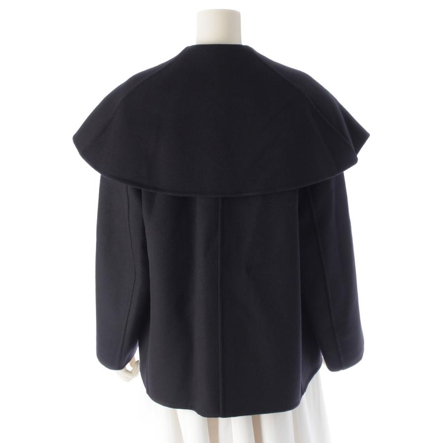 DRAWER（ドゥロワー） ウール ケヌキ ビッグカラー ショート コート