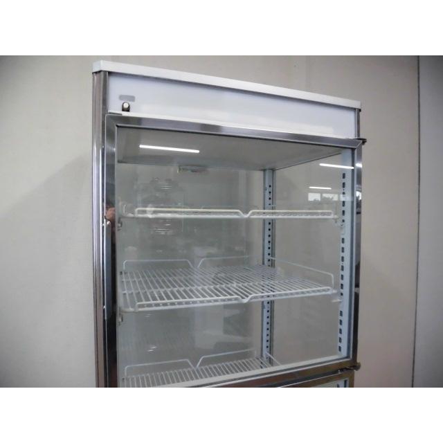 SANYO 冷蔵ショーケース キャスター付き【引き取り限定】 SANYO 冷蔵