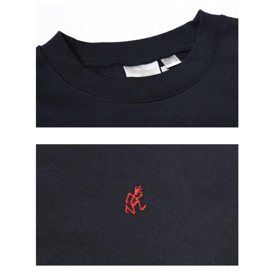 GRAMICCI（グラミチ） ワンポイント クルーネックスウェットシャツ 裏