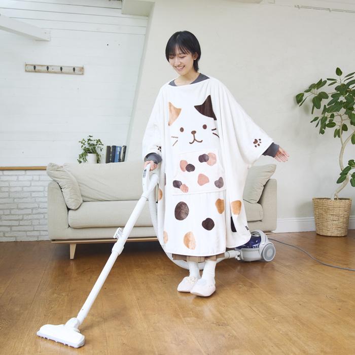 セール】FukuFukuNyanko 着るにゃんケット ブランケット ひざ掛け