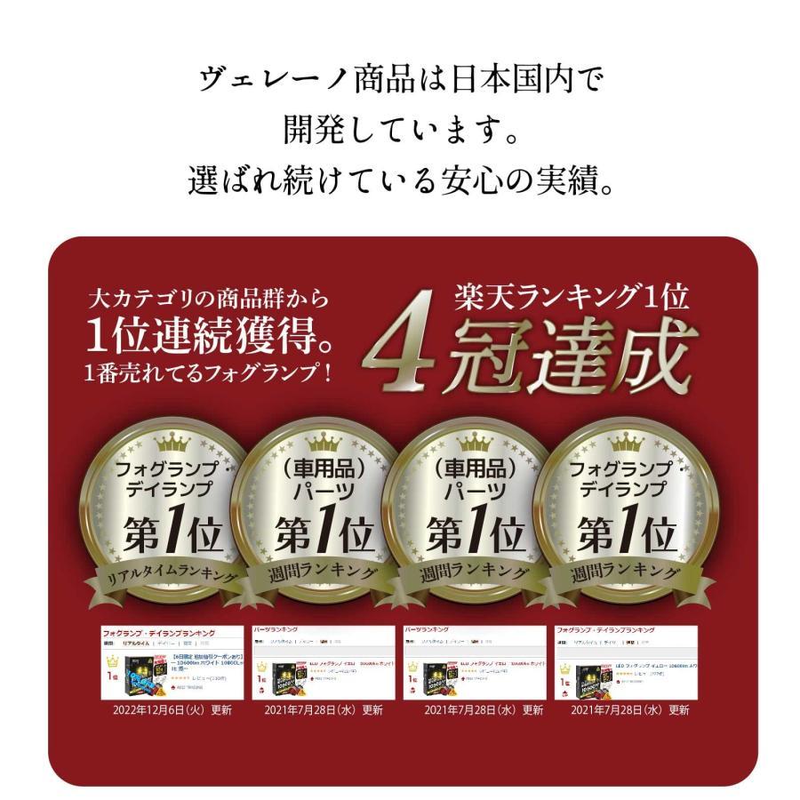 VELENO H16 専用 LEDフォグランプ イエロー イエローフォグ H16 実測値