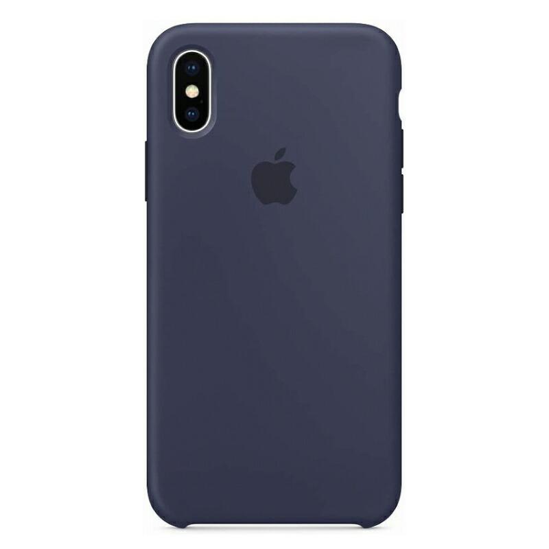 iPhone 【純正品】iPhone X / XS Apple シリコンケース ネイビー