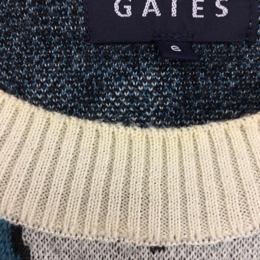 PEARLY GATES（パーリーゲイツ） セーター グレー×ブルーグリーン 恐竜