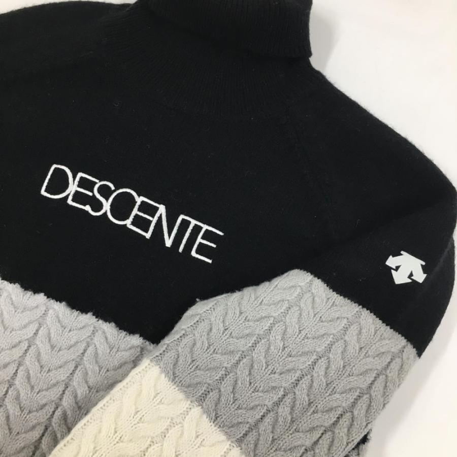 DESCENTE（デサント） デサントゴルフ タートルネックセーター 黒