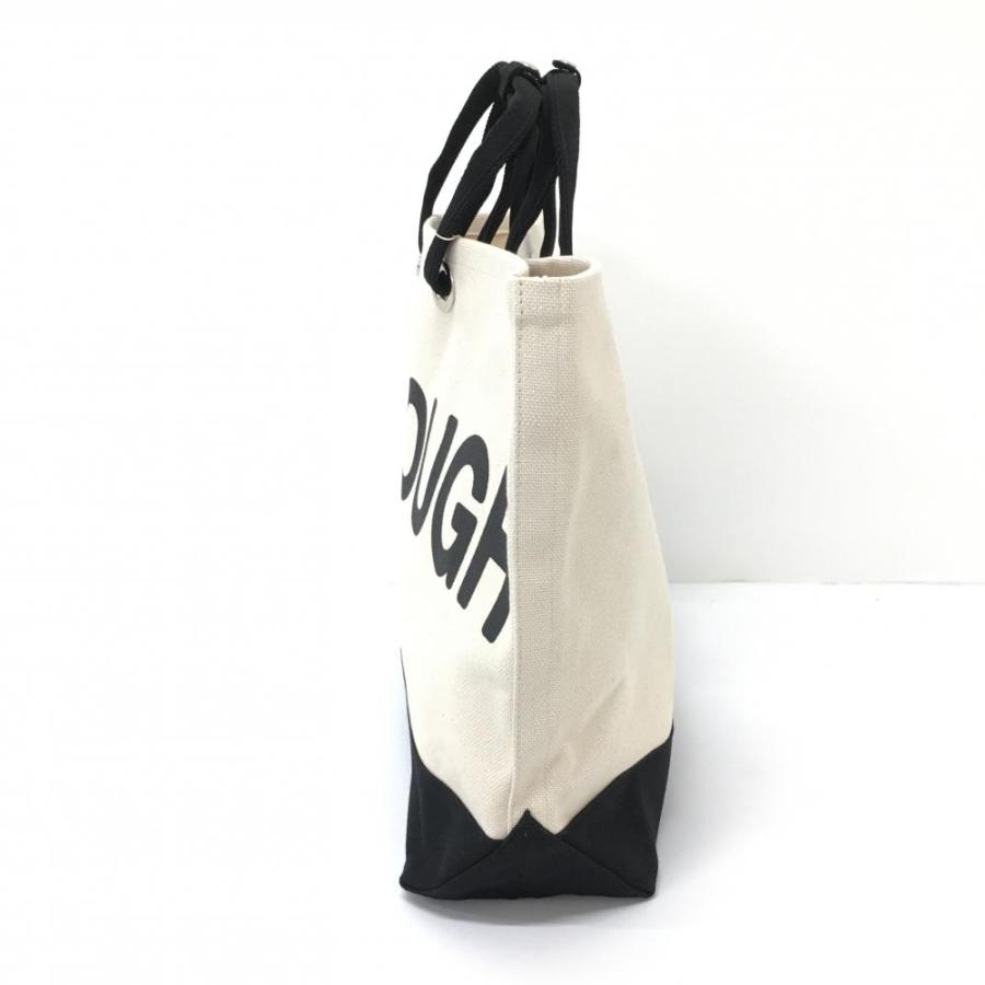 新品】ラフアンドスウェル ビッグトートバッグ アイボリー×黒