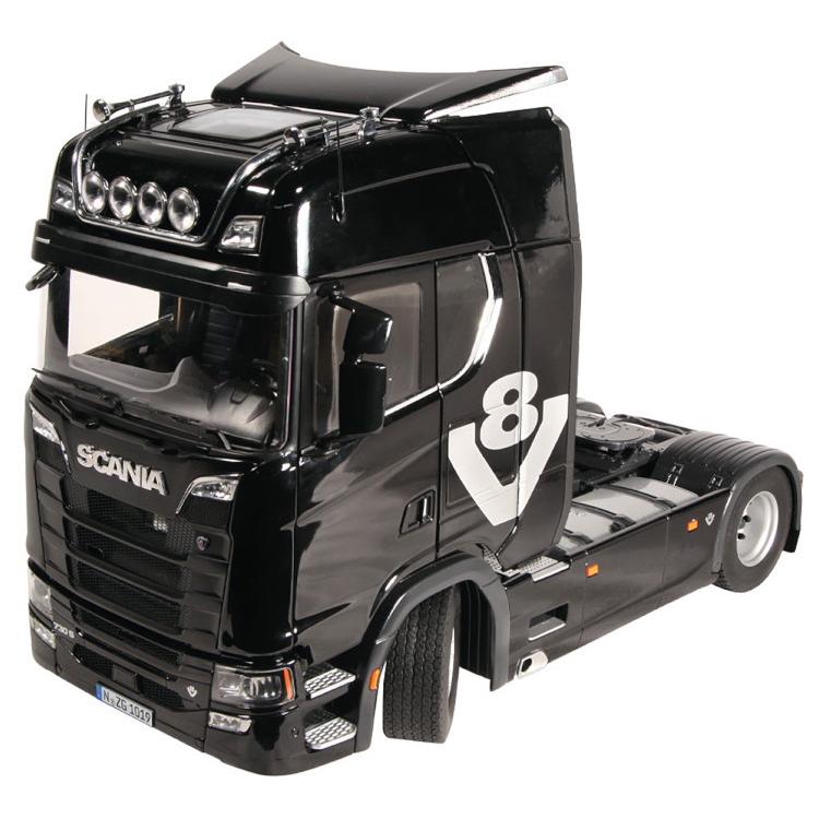 NZG 1/18 スカニア V8 730S 4x2 レッカー車 ブラック : 寝具