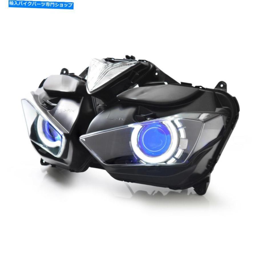 ヘッドライト ヤマハYZF R25 2015年2017年20172018ブルー用KT LED