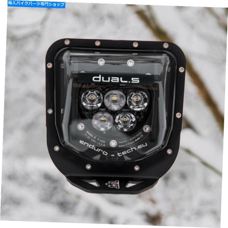 ヘッドライト ブラックデュアル.5 LED Husqvarna 701 501 300 450 250