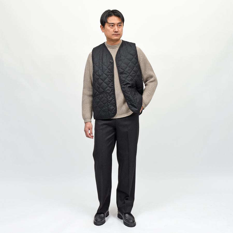LAVENHAM（ラベンハム）BLACK EDITION Wool Button Front Gilet ウール