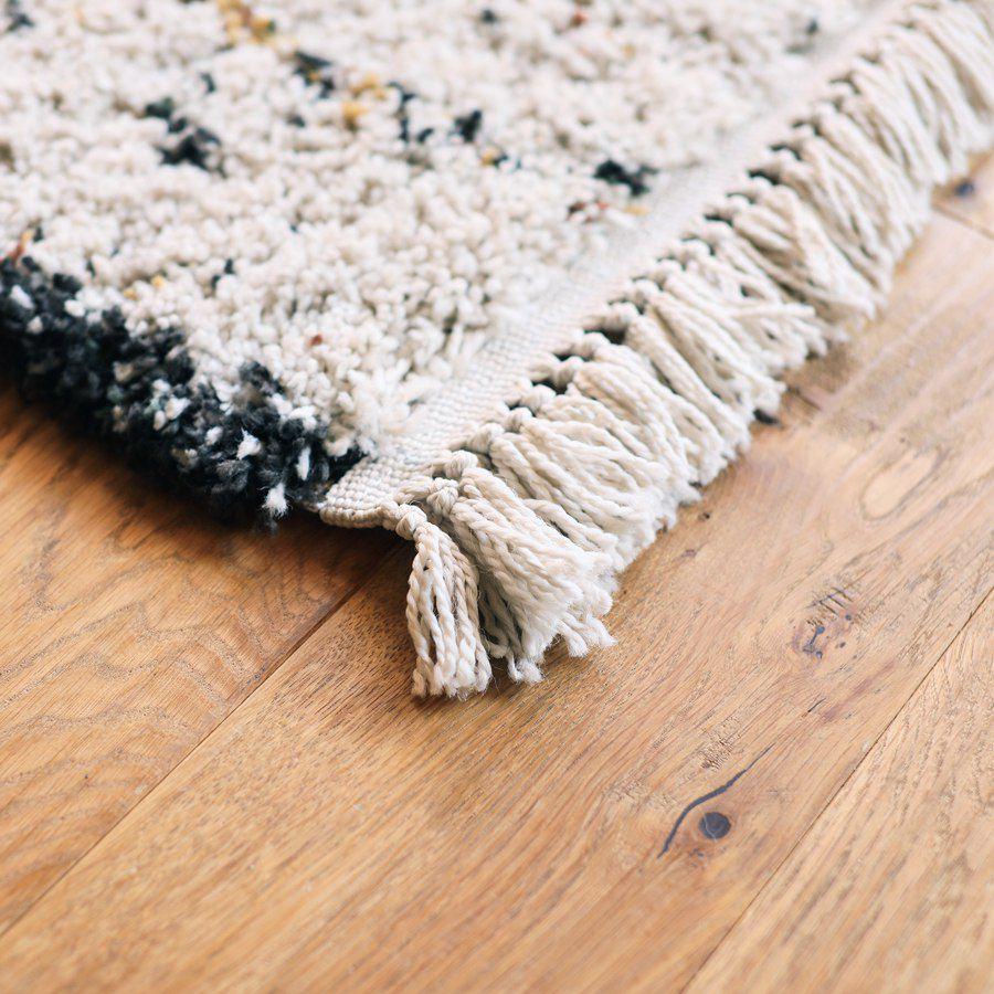 ラグマット BIANCA LINE-DOT 200×250 ウィルトン織り 長方形 ホット