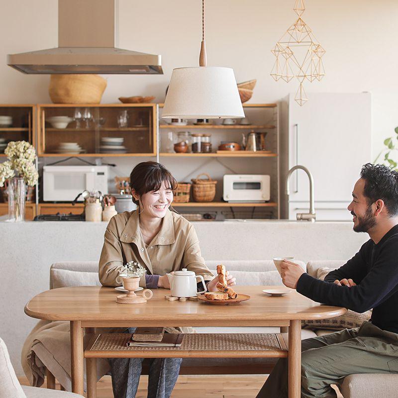 天井照明 ペンダントライト LinenMix 3灯ソケット／スマートLED電球