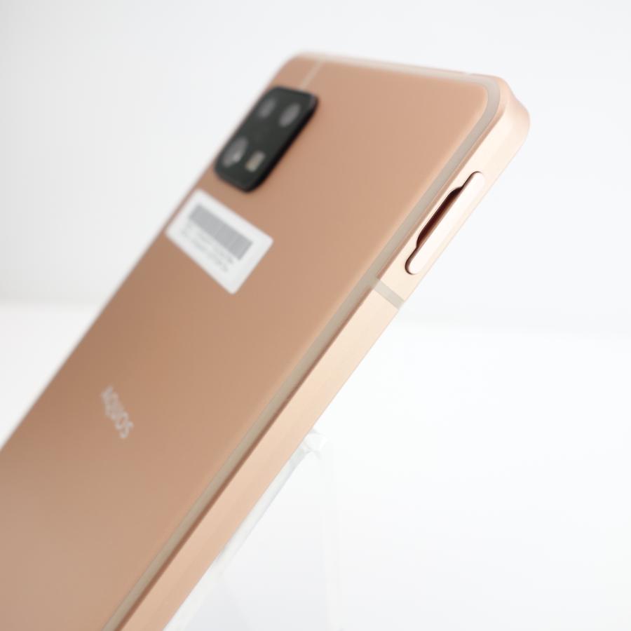 AQUOS sense 【SIMフリー】AQUOS sense6 SHG05 ライトカッパー au版SIM