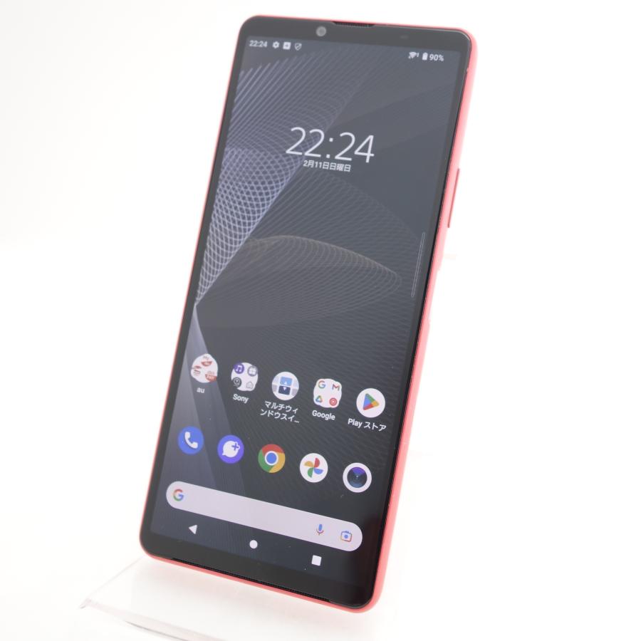 Xperia 【SIMフリー】Xperia 10 III SOG04 ピンク au版SIMロック解除品