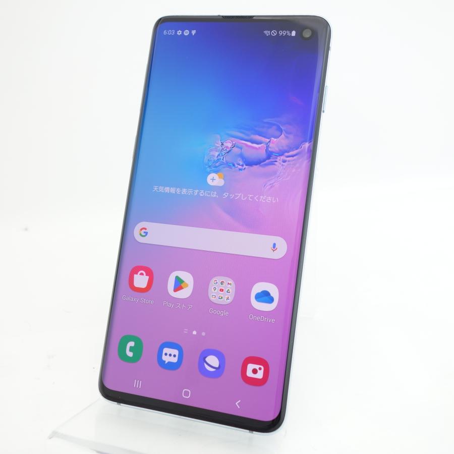 Galaxy S 【SIMフリー】GALAXY S10 SM-G973C プリズムブルー 楽天