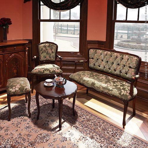 イタリア製 ヴェローナ クラシック 金華山 アームチェア 一人掛け