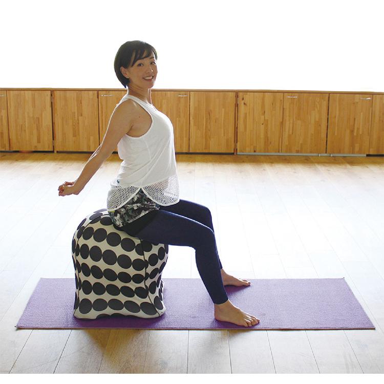 ジェリーフィッシュチェア 北欧柄 バランスボール エクササイズ