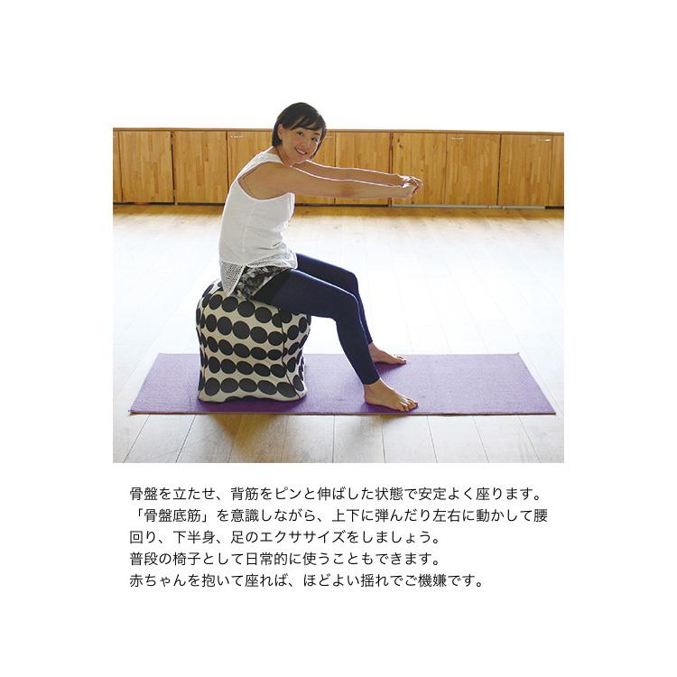 ジェリーフィッシュチェア 北欧柄 バランスボール エクササイズ