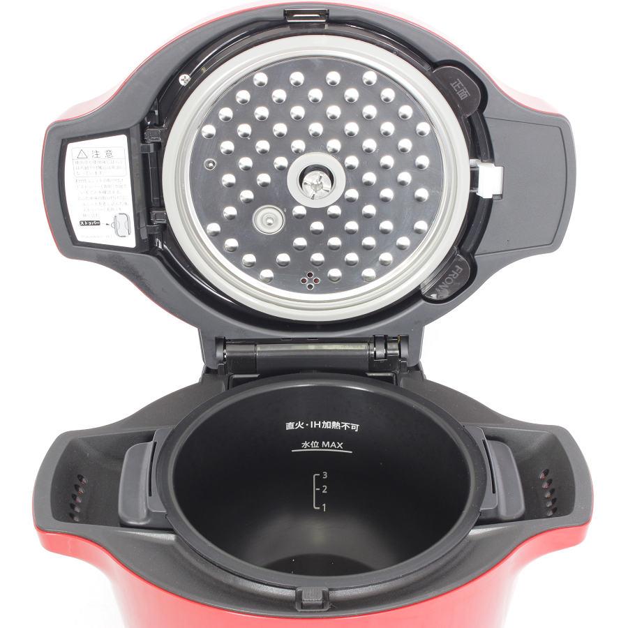 ヘルシオ シャープ ホットクック KN-HW16D-R 水なし自動調理鍋 圧力鍋