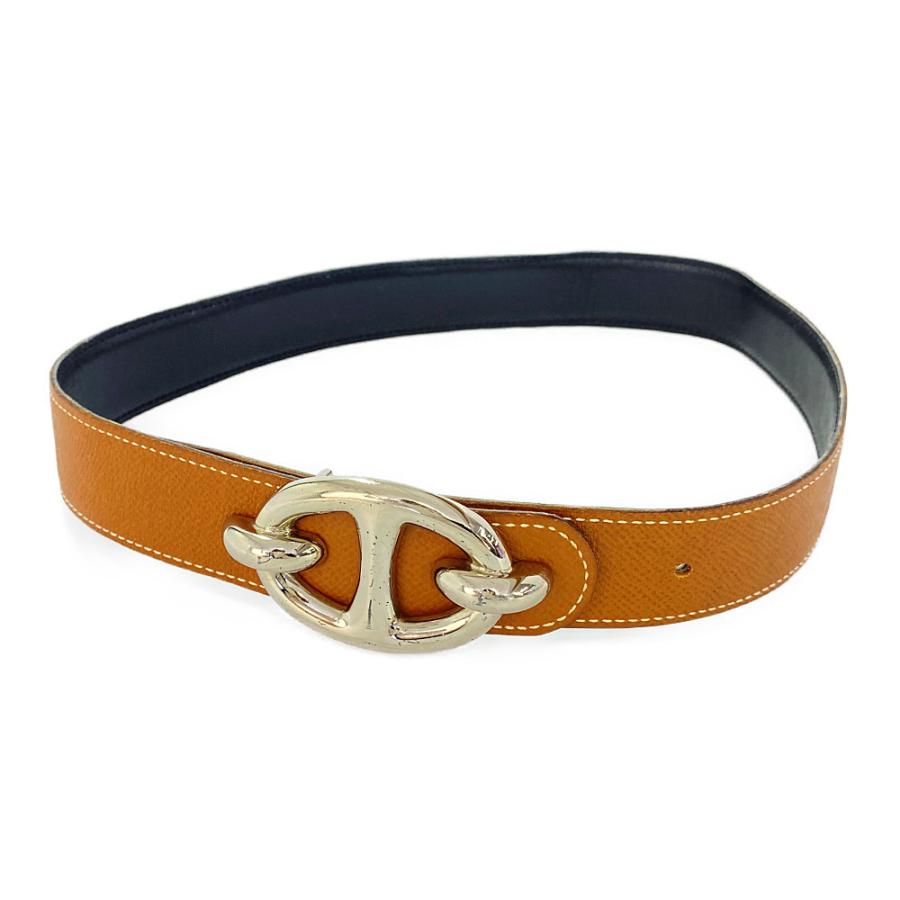 HERMES（エルメス） リバーシブル シェーヌダンクルベルト/ゴールド