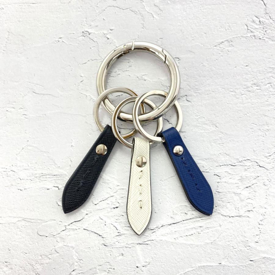 PRADA（プラダ） レザータブカラビナ キーリング・キーホルダーキー