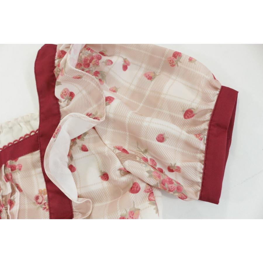 LIZ LISA（リズリサ） 半袖・木苺柄 ワンピース/152-6036/0/レッド