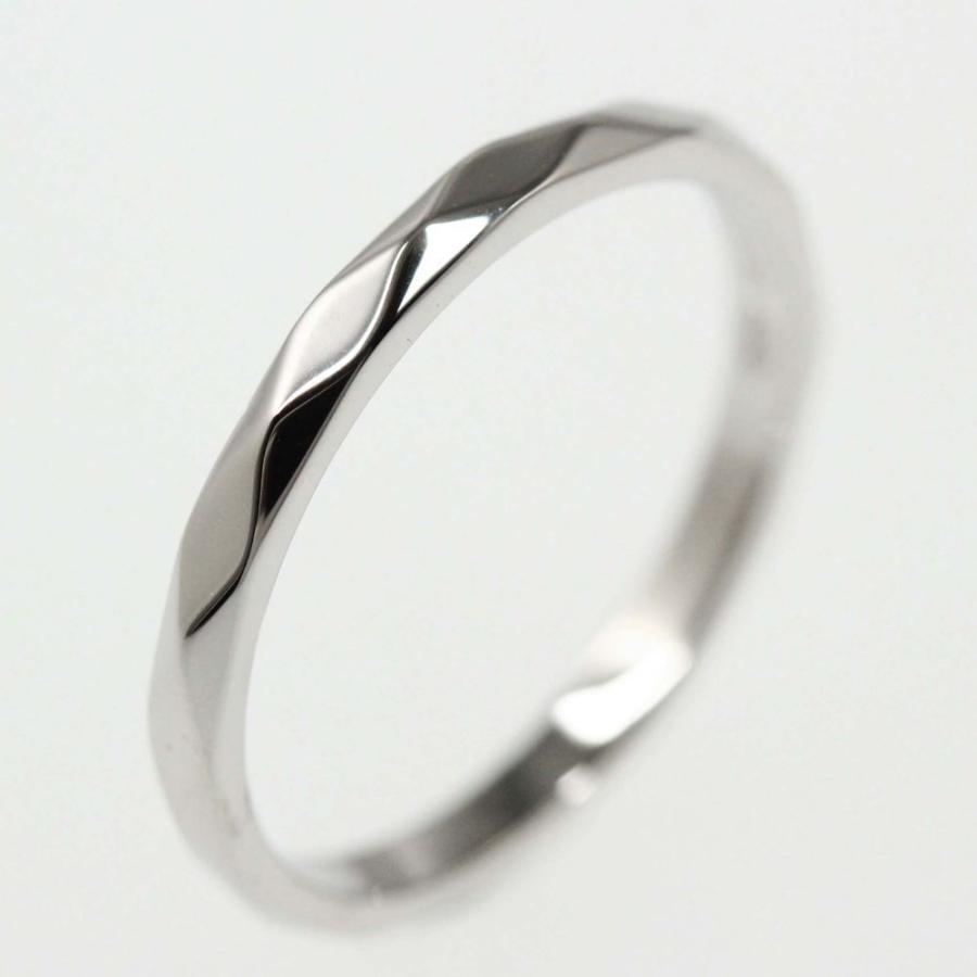 BOUCHERON（ブシュロン） ファセット スモール リング 指輪/Pt950-2.4g