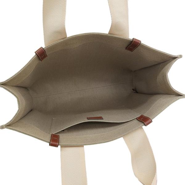 Chloe（クロエ） トートバッグ レディース ウッディ ホワイト×ブラウン