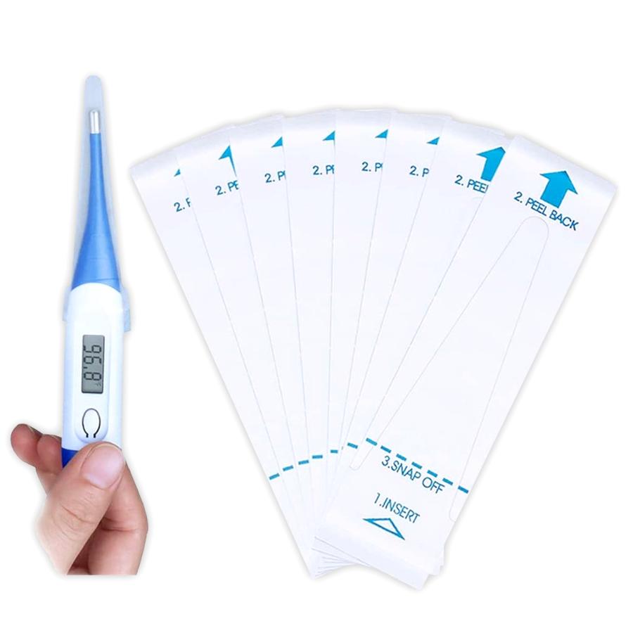 体温計カバー 使い捨て 200枚セット プローブカバー 体温計 温度計 人