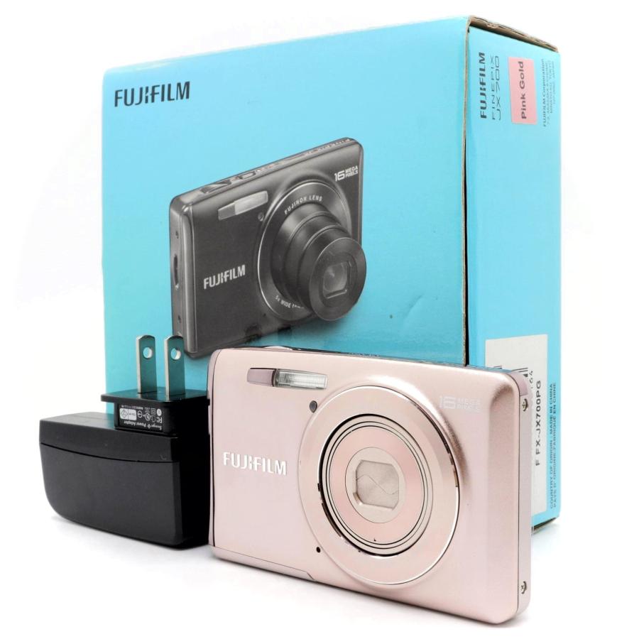 美品》 コンパクトデジタルカメラ FUJIFILM FinePix JX700 ピンク