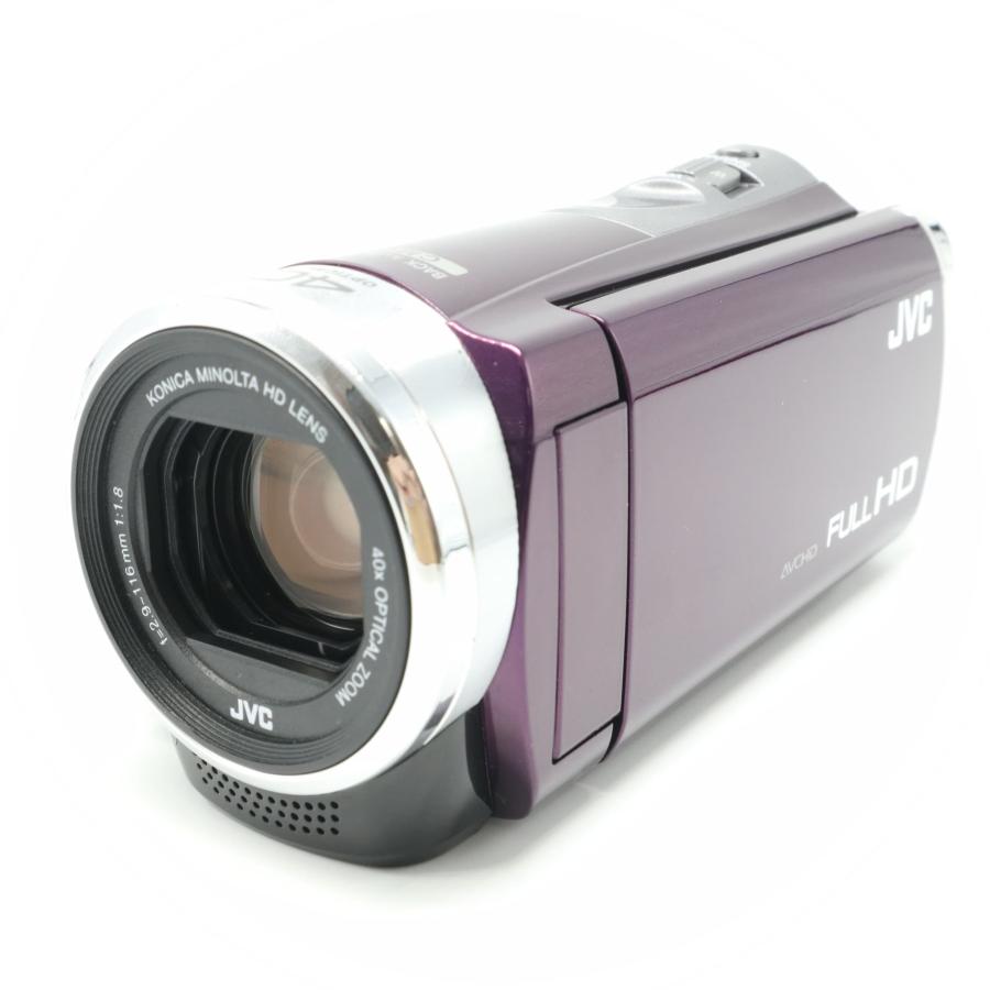 極上美品》 ビデオカメラ JVC Everio GZ-E690-V バイオレット エブリオ