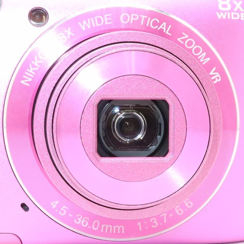 美品》 コンパクトカメラ NIKON COOLPIX S3700 ピンク ニコン コンデジ